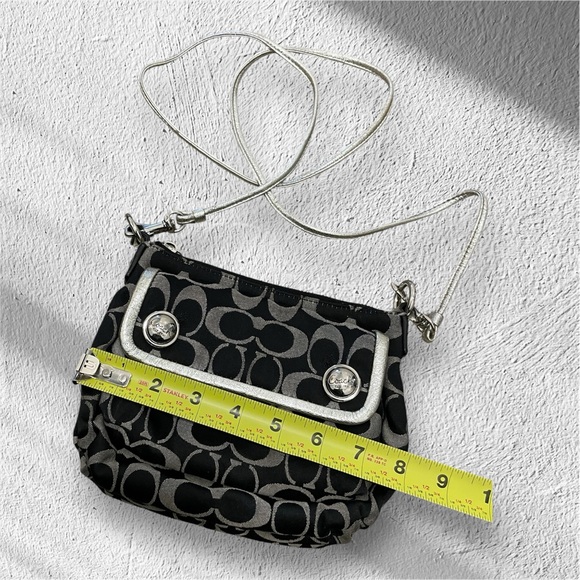 Coach Poppy Signature Pleated Crossbody Bag | Vintage Y2K - Picture 8 of 13